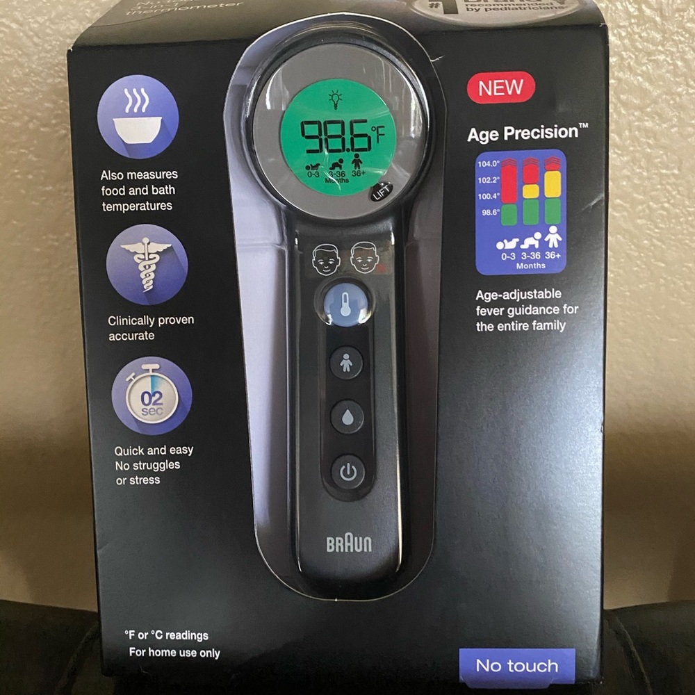 New Braun No touch thermometer